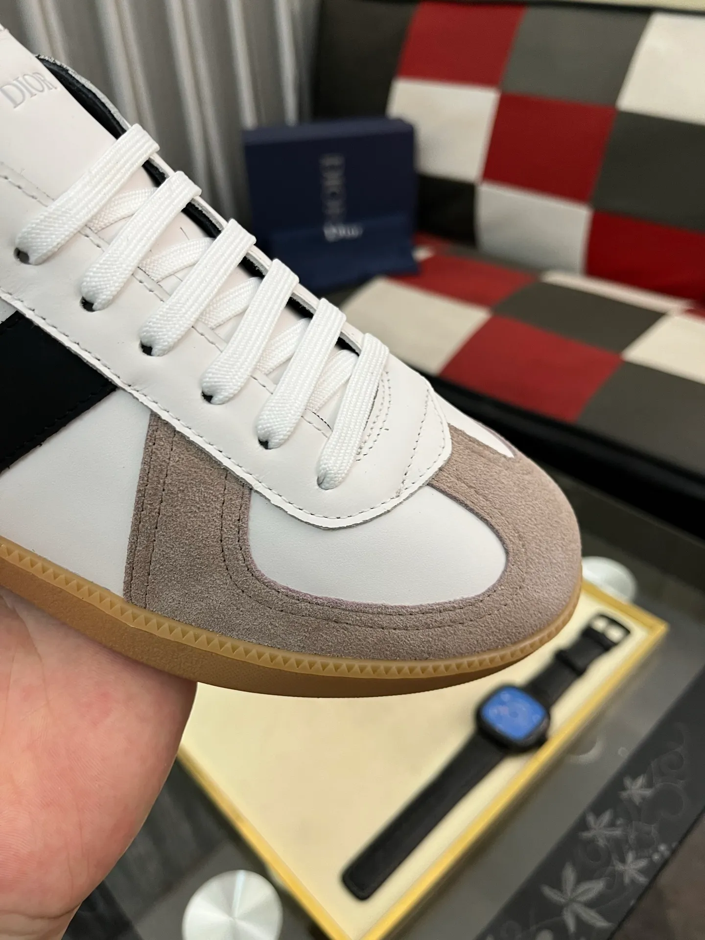 Men's Men's Shoes 💰400⌚️⌚️《Dior DIOR*》The latest and most popular casual shoes, top brand [seduce] luxury~purchase, top~quality. [Strong] The upper is made of imported breathable cowhide with material ➕ breathable sheepskin feet (•) and fine workmanship. Original stylish and stylish soft rubber wear-resistant outsole, light and comfortable on the foot, size: 38-443️⃣colors available